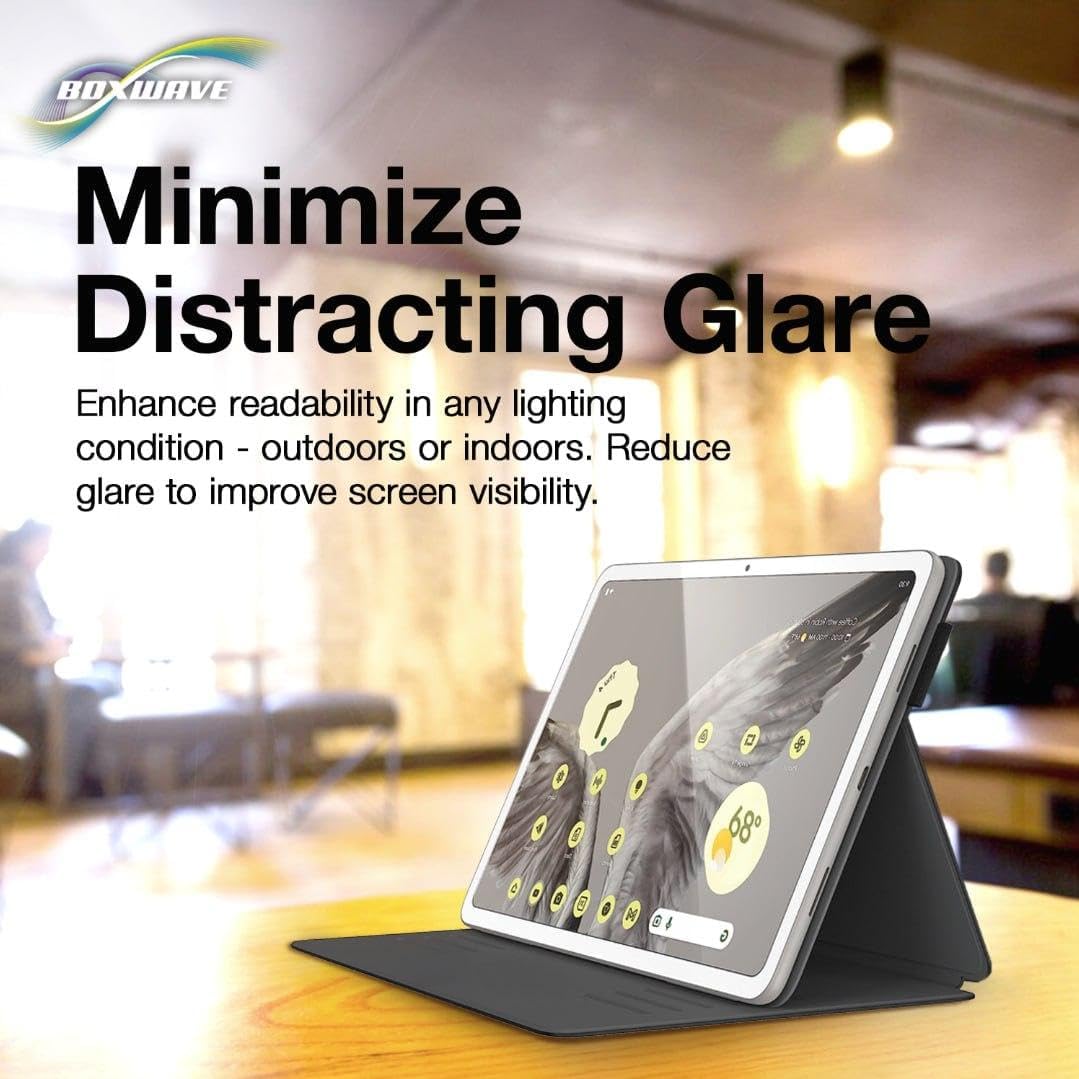 BoxWave Screen Protector Compatible with LG 27-inch Class StandbyMe Portable Monitor 27ART10AKPL - ClearTouch Anti-Glare Anti-UV EyeCare (2-Pack), Filters Out Harmful Blue Light Reduce Fatigue
