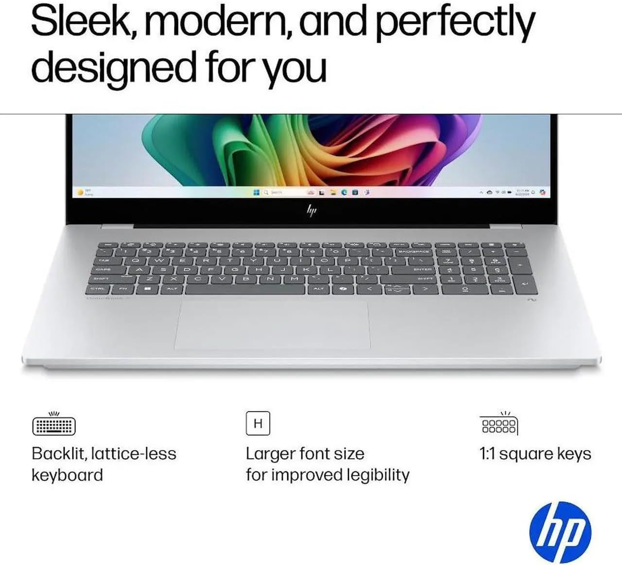 HP OmniBook 7 Laptop 17.3' FHD IPS Touch (400nits, 100% sRGB) Intel 8-core Ultra 7 258V (Up to 47 Tops) 32GB DDR5 4TB SSD for Designer Business Professional Backlit IR Camera Win11 ICP Hub