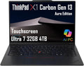 Lenovo ThinkPad X1 Carbon Gen 13 Aura Edition AI PC Laptop (14' FHD+ Touchscreen, Intel Core Ultra 7 255U, 32GB 8400MT/s RAM, 4TB SSD, (>i7-1355U)), Thunderbolt 4, Backlit, FP, IR Webcam, Win 11 Pro