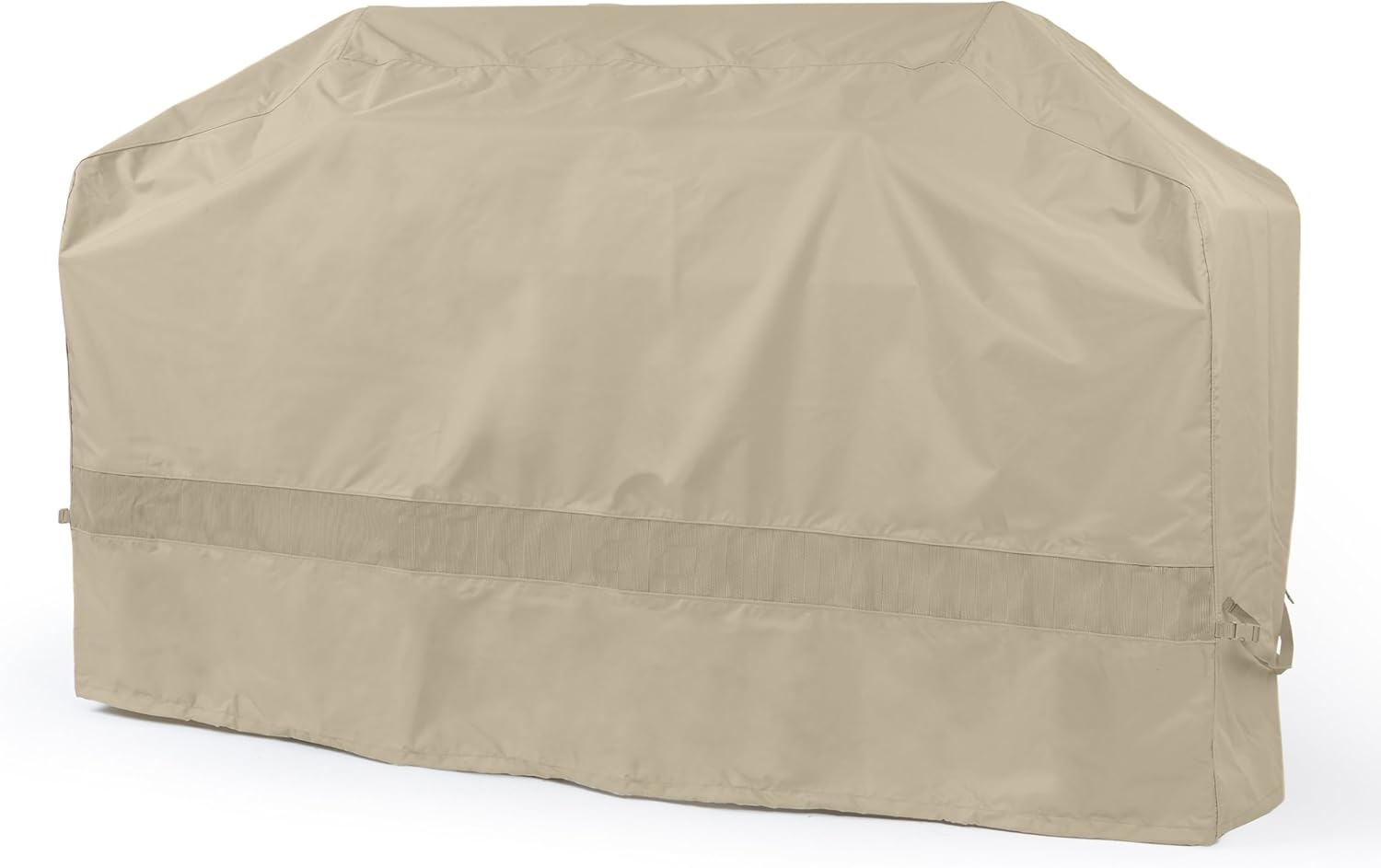 Covermates Elite Island Grill Cover - Weather-Resistant BBQ Grill Protection, Heavy-Duty Outdoor Cover with Mesh Vents for Year-Round All-Weather Durability, 86 Inch, Khaki