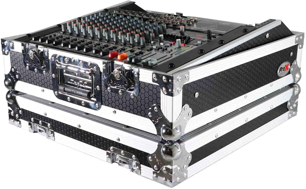 ProX T-MC Top Load Rackmount Mixer Case for 19' DJ Mixer w/ 10U Top Slant