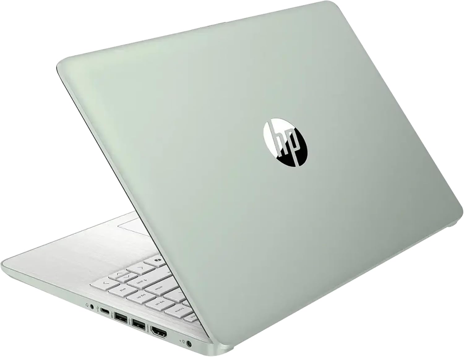 HP Stream 14' HD Laptop, Intel Processor N150, 16GB RAM, 128GB UFS, Intel Graphics, Copilot, Fast Charge, Wi-Fi 6, Win 11 S, Green (Renewed)