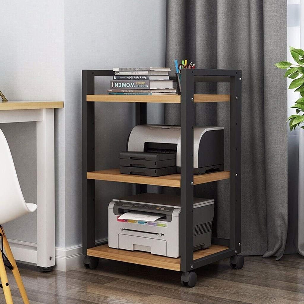 Printer Stand Printer Stand Office Supplies for Portable Storage Printer Desk with 4 Wheels & Lock Mechanism for Mini 3D Printer, H 79cm Home Printer Stand (Color : D)