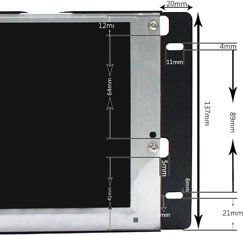 VSDISPLAY 14.9' 1280X390 LCD Screen LTA149B780F with VGA DVI Audio LVDs Controller Board 68676, Wall-Mounted,Work as Marquee Monitor, for Minor Cabinet Alterations