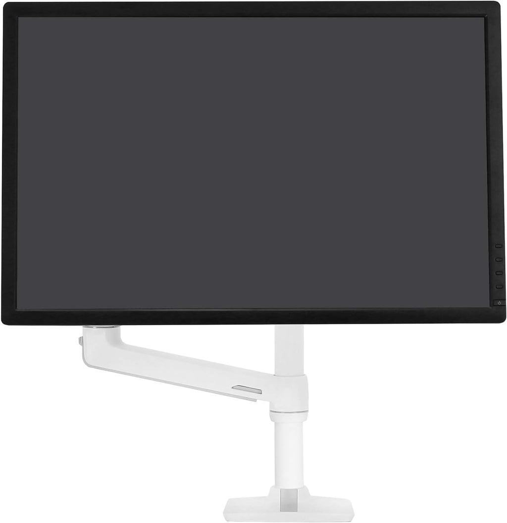 Ergotron – LX Monitor Arm, Single Monitor Desk Mount – fits Flat Curved Ultrawide Computer Monitors up to 34 Inches, 7 to 25 lbs, VESA 75x75mm or 100x100mm – Tall Pole, White