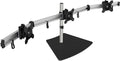 SIIG Premium Aluminum Triple Monitor Stand - 3 Monitors 13' to 27' Up To 17.6 lbs VESA 75 and 100 (CE-MT2111-S1)