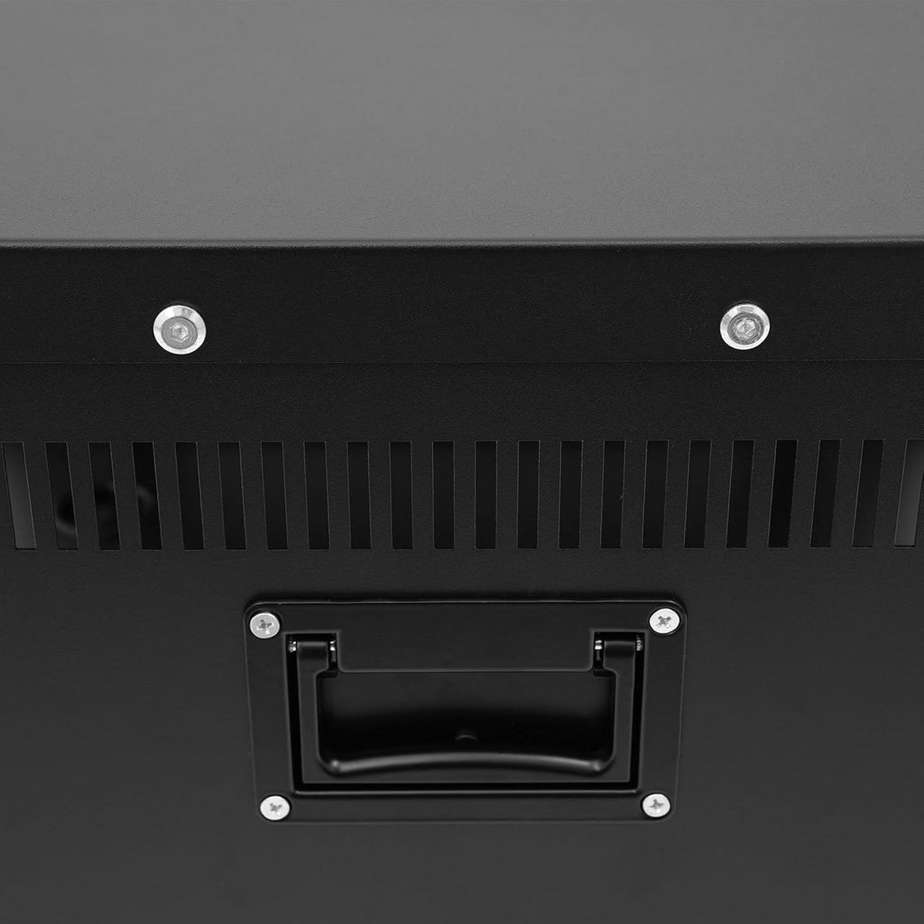 6U Server Rack with Wheels&Leveling Feet, Freestanding Rolling Open Frame IT Network Server Cabinet Rack Shelf for Audio Video Music Recording Computer AV Data & IT Equipment,Black