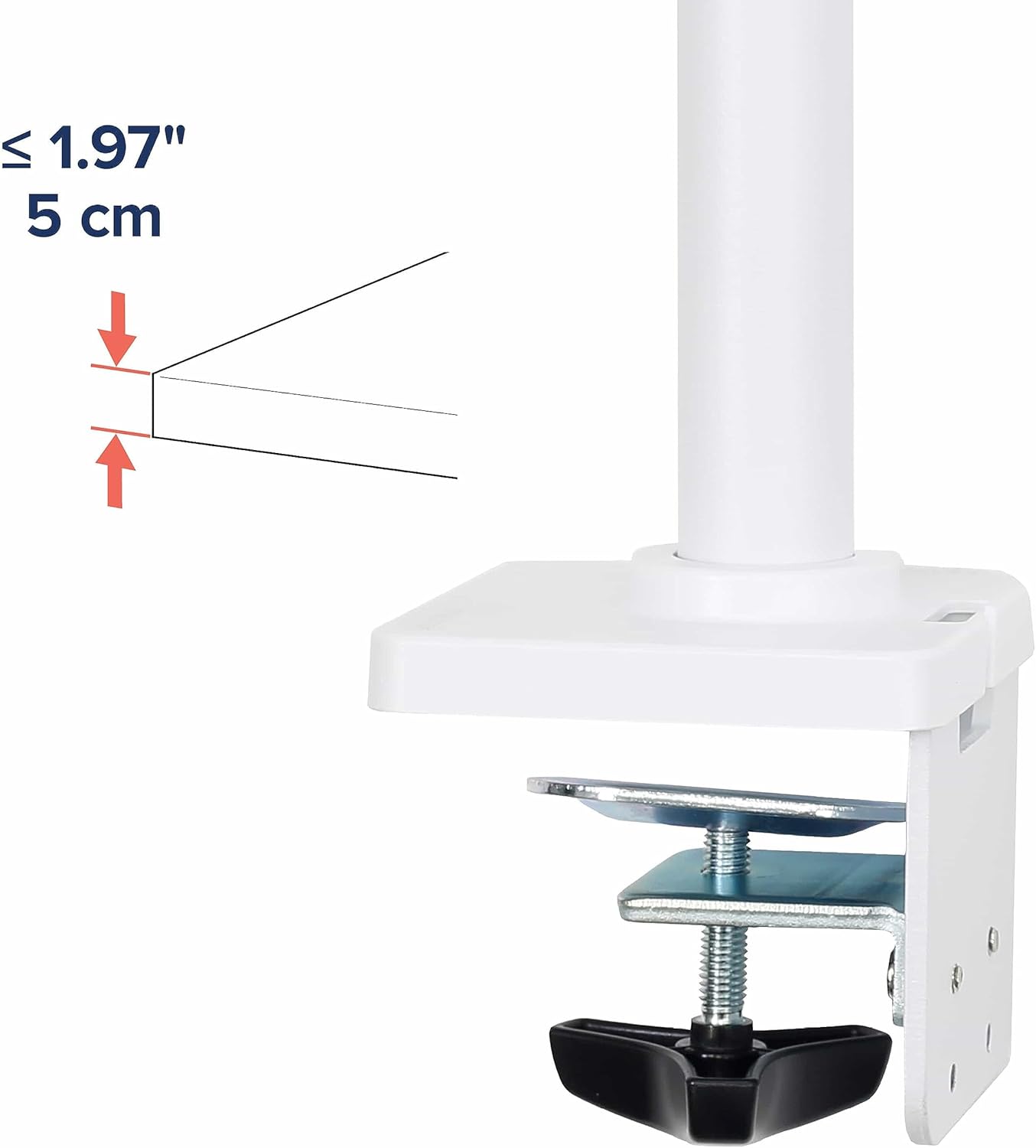 Ergotron – NX Single Monitor Arm, VESA Desk Mount – for Monitors Up to 34 Inches, 0 to 18 lbs – White