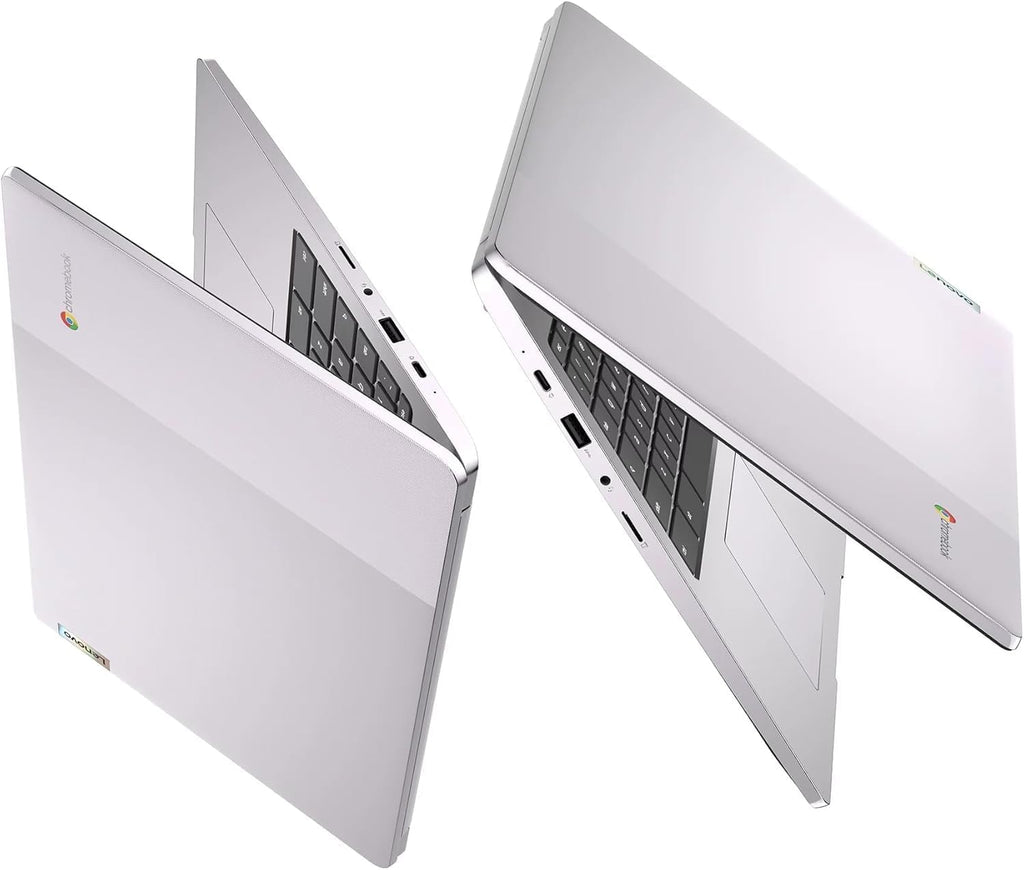 Lenovo IdeaPad 3i Chromebook 15.6' FHD Laptop, Intel Celeron N4500, 4GB Memory, 64GB eMMC Storage, Chrome OS, Artic Grey with Accessories