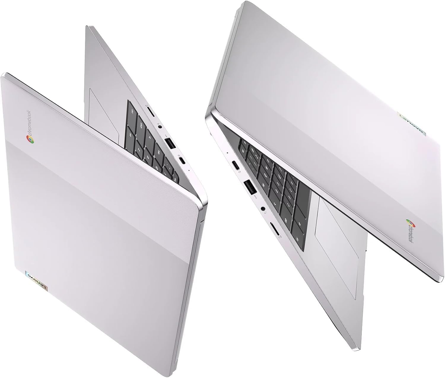 Lenovo IdeaPad 3i Chromebook 15.6' FHD Laptop, Intel Celeron N4500, 4GB Memory, 64GB eMMC Storage, Chrome OS, Artic Grey with Accessories