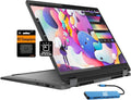 Lenovo IdeaPad Flex 5i Chromebook Plus 14' FHD+ 2-in-1 Touchscreen Laptop (Intel Core i3-1315U, 8GB RAM, 256GB Storage(128GB eMMC + 128GB SD Card)), Home, Students, Backlit, FHD Webcam, Chrome OS