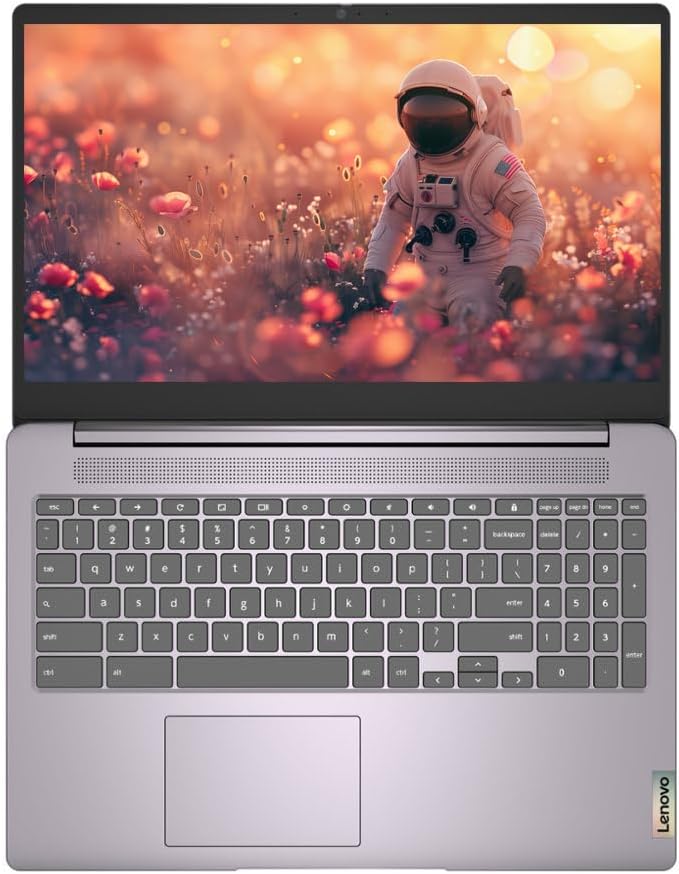 Lenovo 15.6' FHD Chromebook, IdeaPad 3i Laptop, Intel Celeron N4500, 4GB RAM, 128GB Storage(64GB eMMC + 5ave 64GB Flash Memory), Webcam, HDMI, Bluetooth, Chrome OS, Arctic Grey