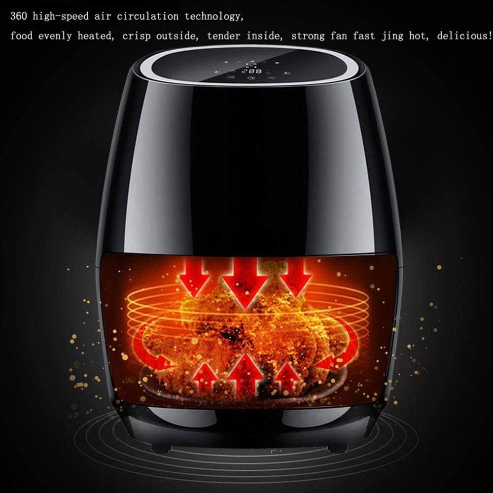 Large Electric Air Fryer Toaster Oven for Oil-Less Air Frying Cooking Large LED Digital Touch Screen Low Consumption and Overheat Protection Stabilize