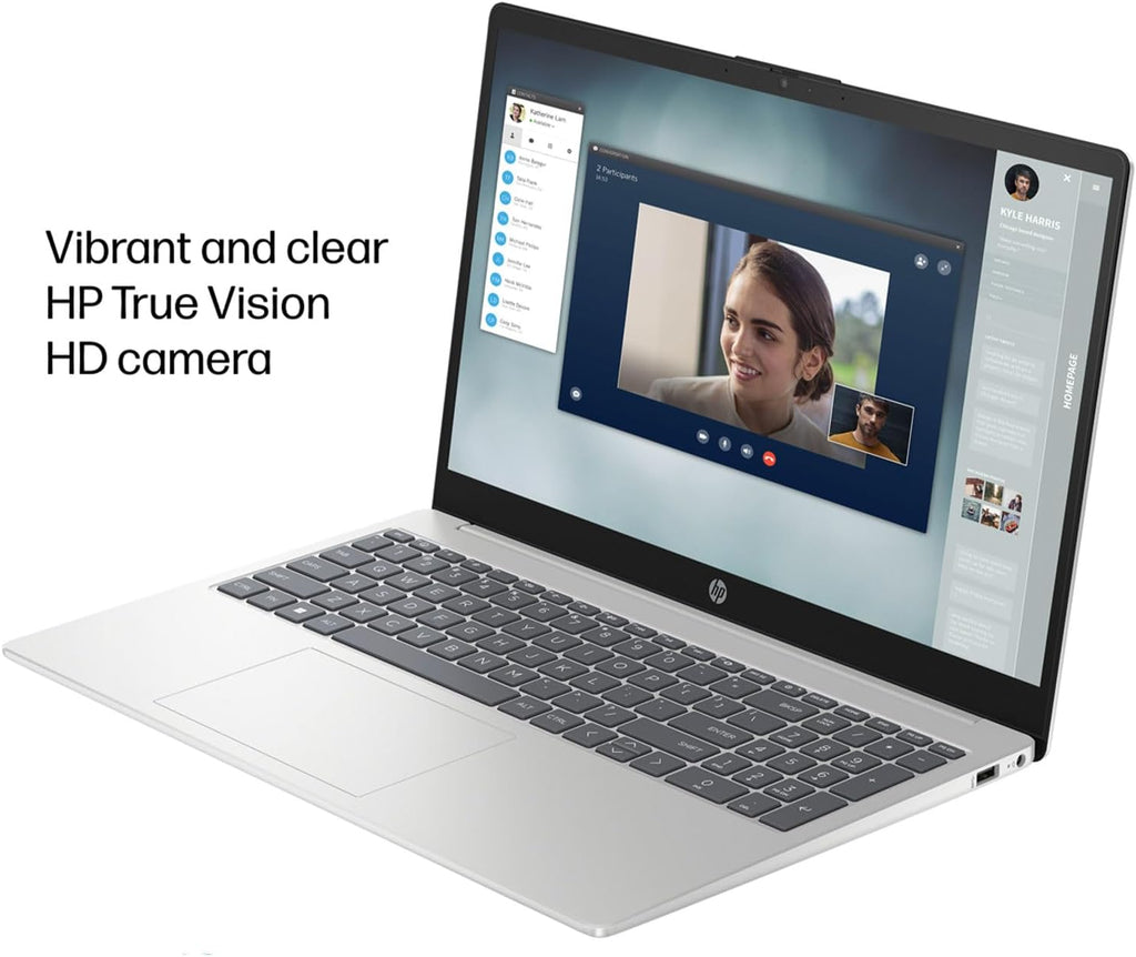 HP 250 G9 Laptop | Intel Processor | 16GB DDR4 RAM | 512GB PCIe SSD | 15.6' FHD 1080p Display | Windows 11 Home | Wi-Fi 6 & Ethernet | Full-Size Keyboard | All-Day Performance for Work & Study