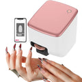 3D Smart Nail Printer | Mini Digital Mobile Nail Art Printer Machine | Portable Nail Painting Machine Support WiFi/DIY/USB(4800dpi High-Definition) | 10s Painting for Girls' Home Nails