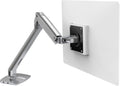 Ergotron – MXV Single Monitor Arm, VESA Desk Mount – for Monitors Up to 34 Inches, 7 to 20 lbs – Polished Aluminum