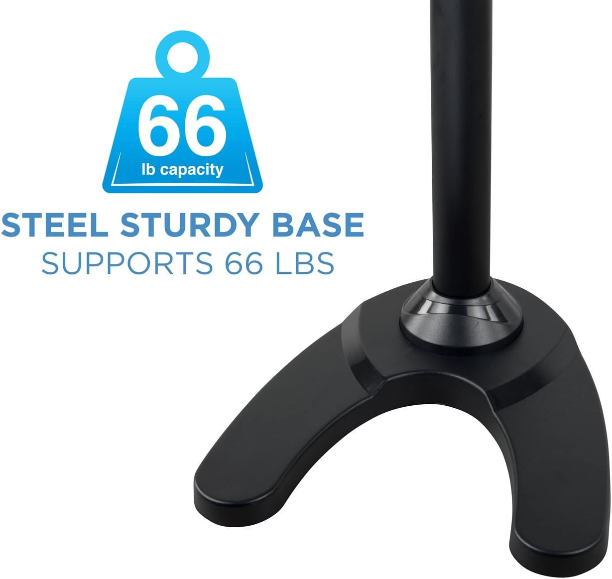 Mount-It! Triple Monitor Stand for 3 Screens up to 24', Height Adjustable Desk Mount with Free Standing or Grommet Base, 22 lbs per Arm, VESA 75x75 100x100 Compatible, Full Motion Monitor Mount MI-789