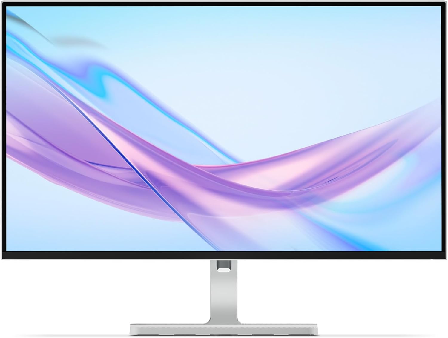 Lenovo L27q-4a - Everyday Monitor - 27' QHD IPS Display - 100Hz Refresh Rate - MaxxAudio® Tuned Speakers - VESA MediaSync - 1ms MPRT - Cloud Grey - Tilt Stand