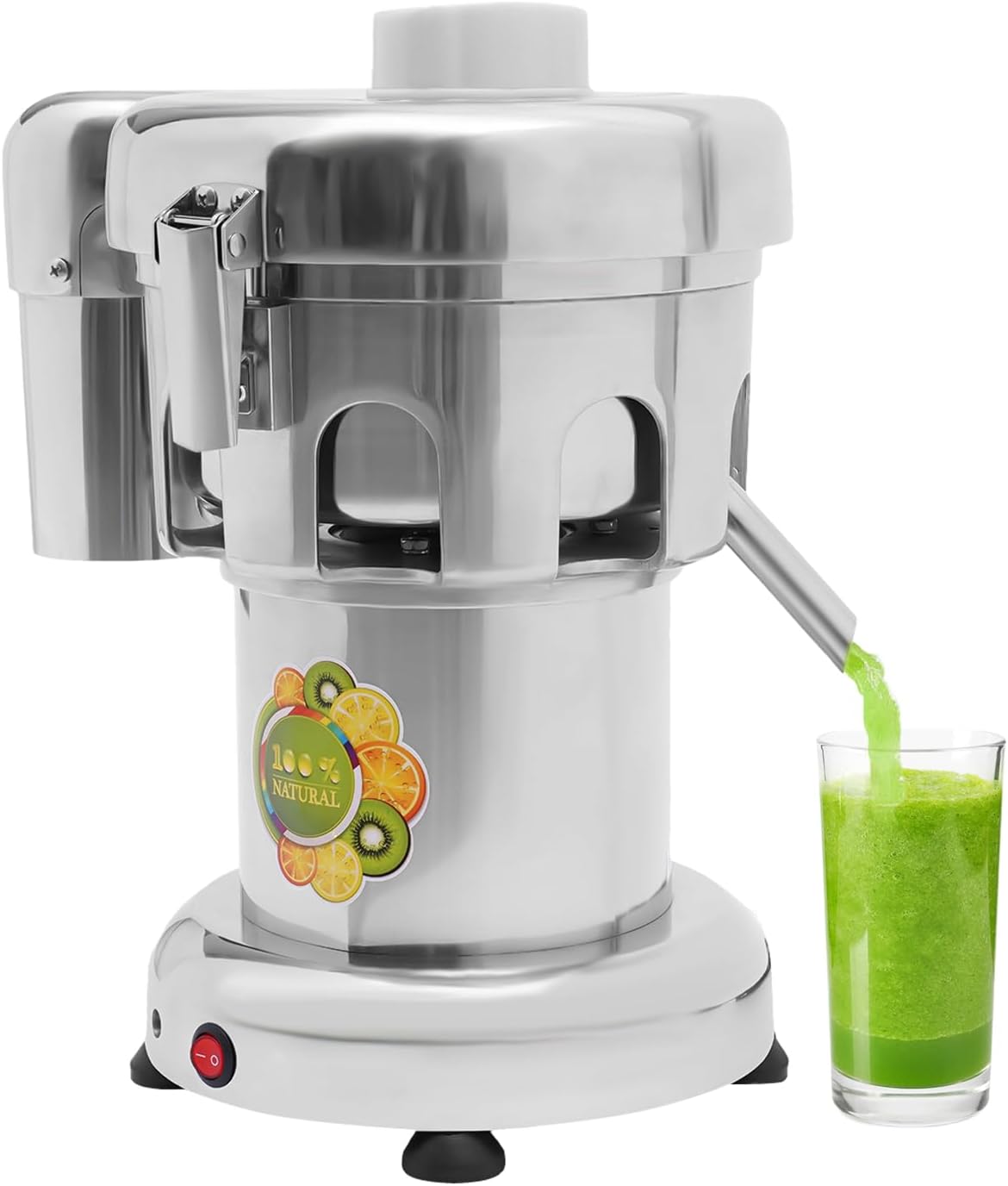 Juicer Machine, 370W Centrifugal Juicer Extractor with Wide 3' Wide Mouth, 2800RPM Juicer for Vegetable and Fruit, Easy to Clean, Low Noise