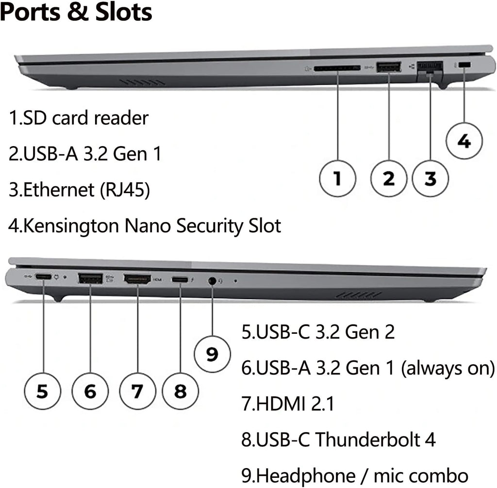 Lenovo ThinkBook 16 G6 16' FHD+ Laptop Computer, 13th Gen Intel 14-Core i7-13700H, 16GB DDR5 RAM, 1TB PCIe SSD, WiFi 6, Bluetooth 5.2, Backlight Keyboard, Fingerprint Reader, Windows 11 Pro, Tilsiy