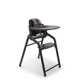 Bugaboo Giraffe Wooden Baby High Chair – Adjustable in 1 Second, Ergonomic & Easy Clean Highchair – Suitable from Birth with Newborn Set (Sold Separately) – FSC Beechwood & Bioplastic Design - Black
