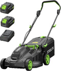 STEELITE 40V 17 Inch Cordless Lawn Mower, Brushless Motor, 6-Level Height Adjustment, 2-in-1 Bagging & Mulching, Comes with 2×4.0Ah Batteries and Charger