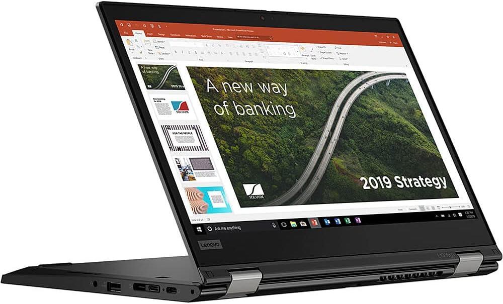 Lenovo - ThinkPad L13 Yoga 2-in-1 13.3' Touch-Screen Laptop - Intel Core i5-1021U - 8GB Memory - 256GB SSD - Black