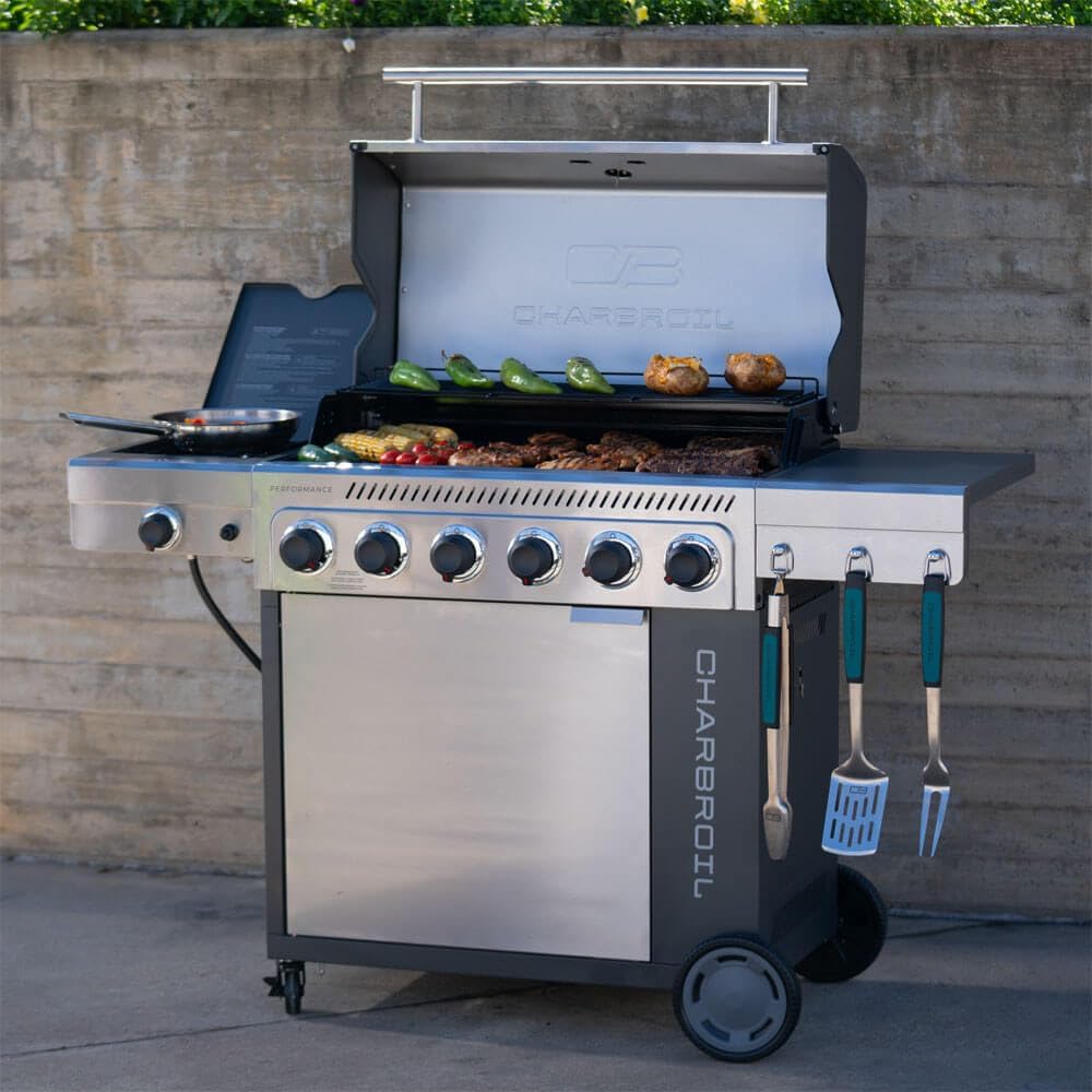Char-Broil 463286125 Performance Series FlavorMax 6-Burner Gas Grill - Stainless