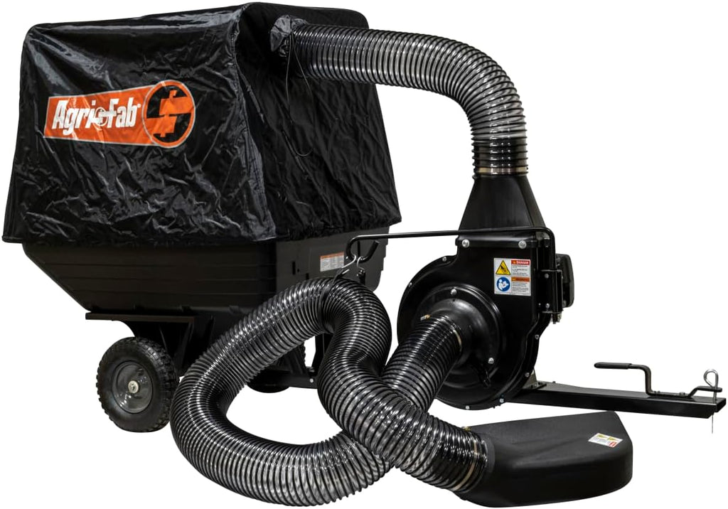 Agri-Fab 45-0630 Large Capacity 29 CU FT Soft Top Mow-N-Vac, Tow Behind Lawn Vacuum, Leaf Vacuum, Gas Powered, Easy Single Lever Dumping