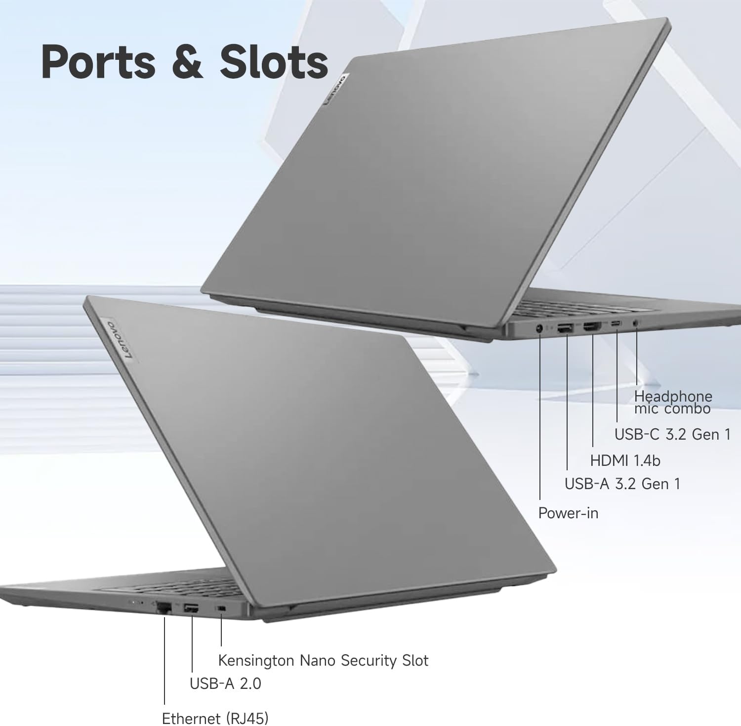 Lenovo V15 Premium Laptop for Business & Work, 15.6' FHD Display, 13th Gen Intel i7-13620H, 40GB RAM, 2TB SSD, Webcam, HDMI, Wi-Fi 6, Windows 11 Pro, Gray, Bundle with Thunderobot Wireless Mouse