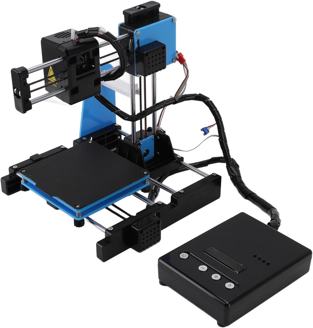 Generic 100x100x100mm 3D Printer Kit, DIY Enthusiasts, PLA Filament, Easyware, CURA, Simplify3D, USB for Win OS X PC, Small Memory Card Printing, Kit Includes Removable Magnetic Platform (US Plug)