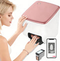 Nail Printer Nail Art Machine,Impresora De UñAs Profesional,Digital Nail Art Printer Machine,DIY Nail Printer Control Through Mobile App for Home Salon,Cute Girls Women Gift Machine+InkCartridge