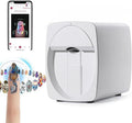 Nail Printer,3D Smart Automatic Nail Printer,Nail Pattern Printer,Multi-Function Portable Mobile Nail Painting Machine,Suitable for Children (White)