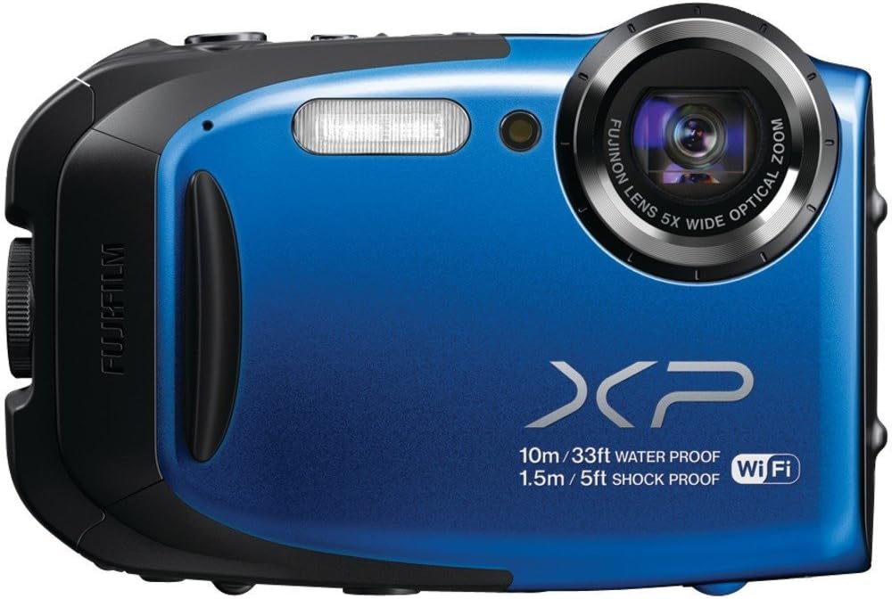 Fujifilm XP70 16 MP Digital Camera with 2.7-Inch LCD (Blue)