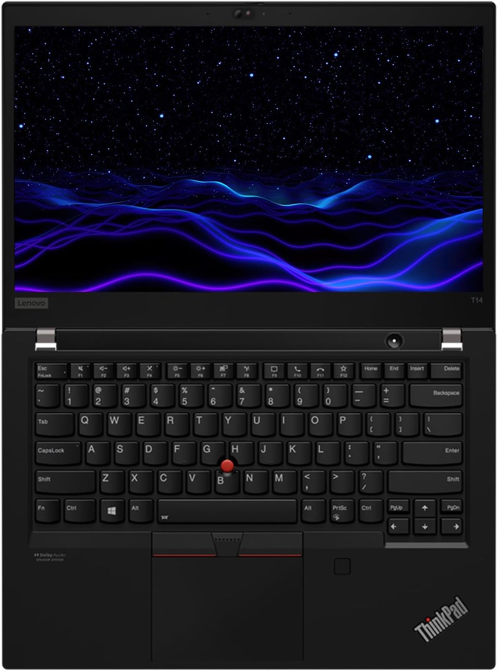 Lenovo ThinkPad T14 Gen 2 Business Laptop, 14' Full HD (1920 x 1080) Notebook PC, 11th Gen Quad-Core i5-1145G7, 16GB DDR4, 512GB SSD, HDMI, Windows 11 Pro (Renewed)