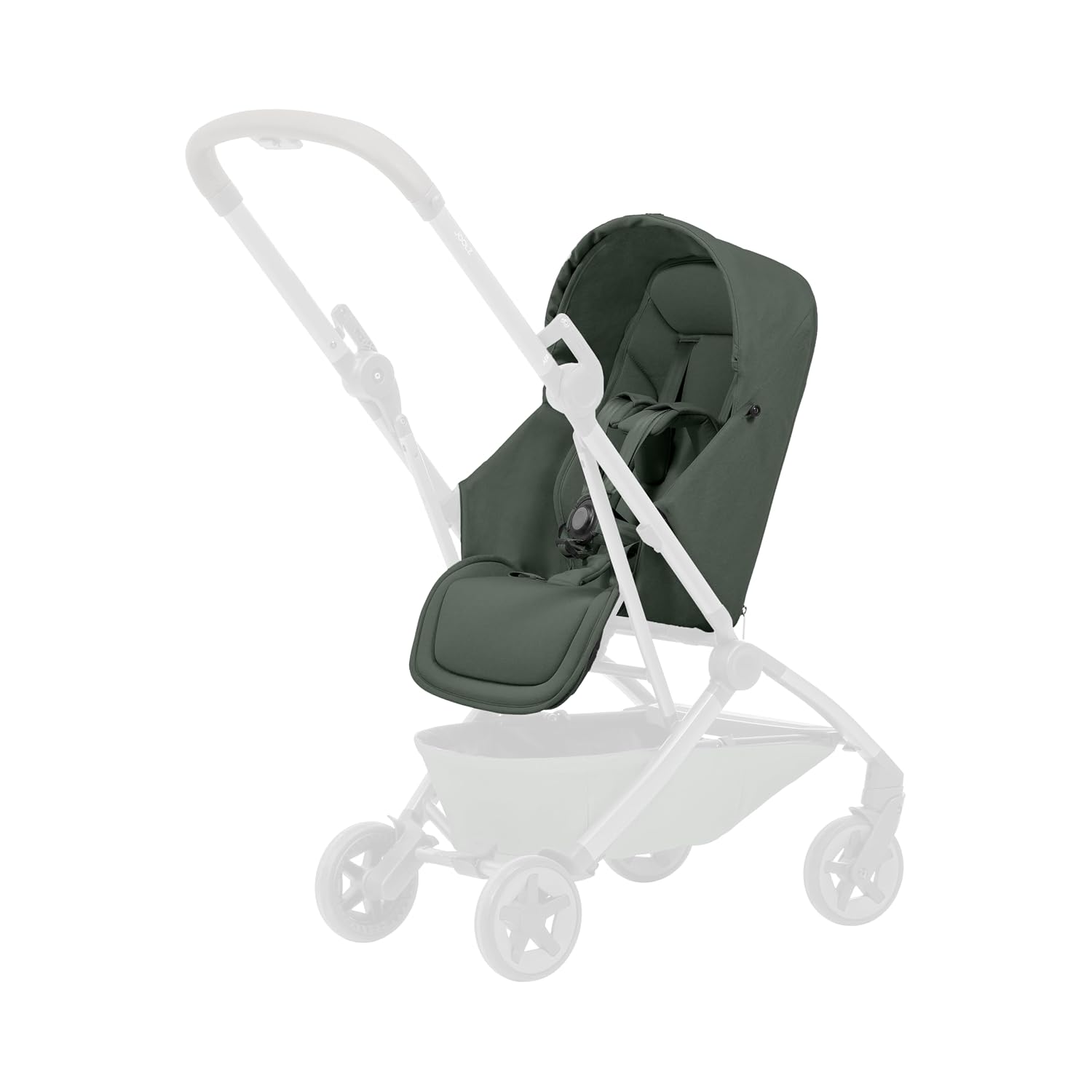 Joolz AER2 Nest-to-Seat Accessory for Newborn-to-Toddler Use (Up to 33 lbs) - Lightweight Compact Parent-Facing Seat, (Chassis Not Included) Airplane-Approved - One-Hand Fold- (Forest Green)
