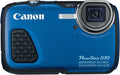 Canon PowerShot D30 Waterproof Digital Camera, Blue