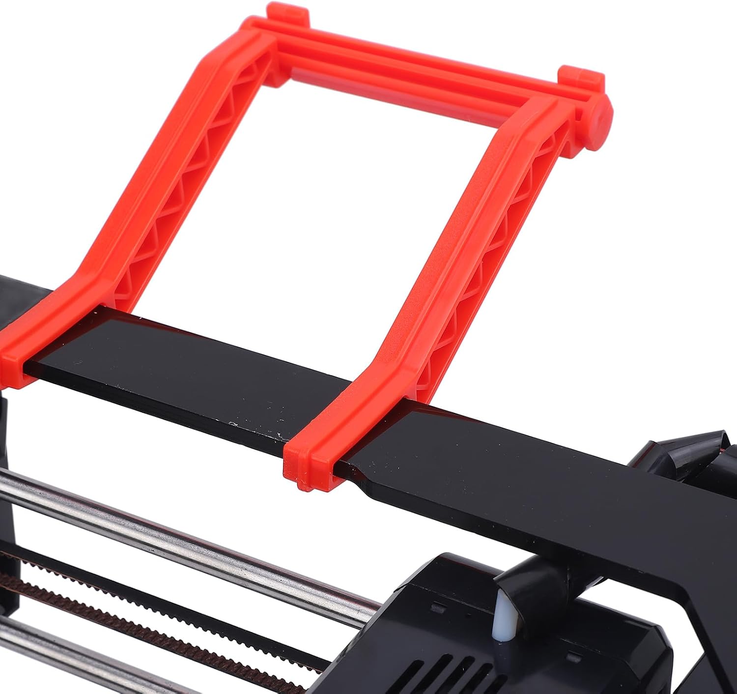 Mini 3D Printer - PLA/TPU Filament | 100x100x100mm Printing Size | 0.4mm Nozzle | Fully Open Source | Support STL Formats | 3D Printing Machine for Kids and Beginners (Orange White) (Black White)