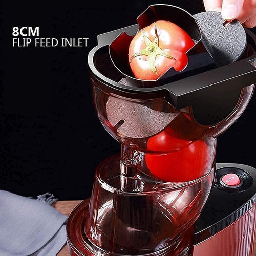 'Slow Masticating Juicer Machine, Whole Fruit Juicer with Double Mouth Separation, Higher Nutrients & Vitamins, Easy to Clean'