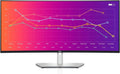 Dell U3821DW UltraSharp Curved USB-C Hub Monitor - 37.52-inch WQHD (3840 x 1600) 60Hz 2300R Curvature Display, 8ms Response time, USB-C/DP/HDMI/RJ-45, Height/Slant/Tilt/Swivel Adjustability - Silver