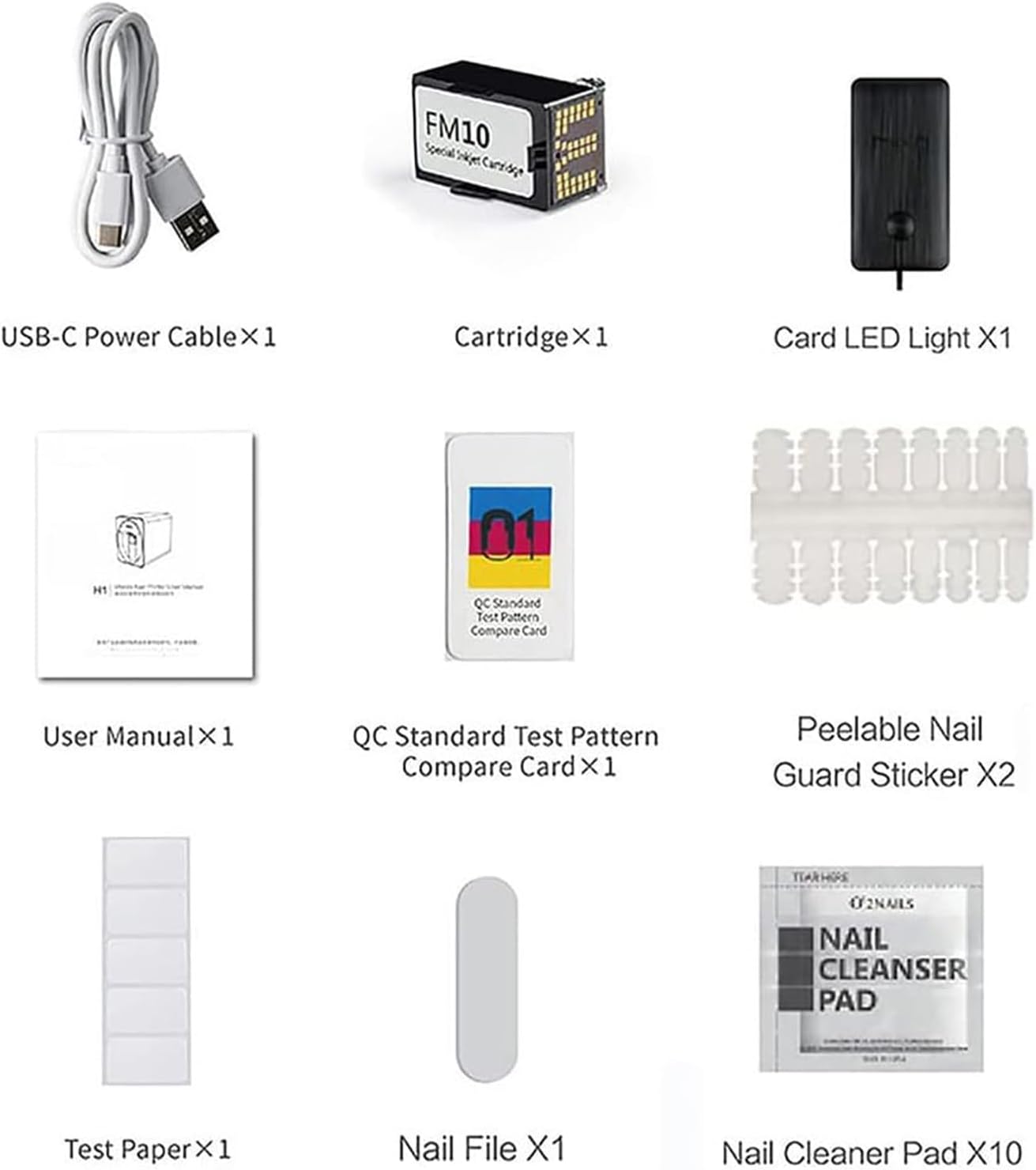 3D Smart Automatic Nail Printer Machine,Multifunction Portable Mobile Nail Painting Machine for Kid/Nail Studio/Manicurist/Nail Lovers，Endless Design Possibilities