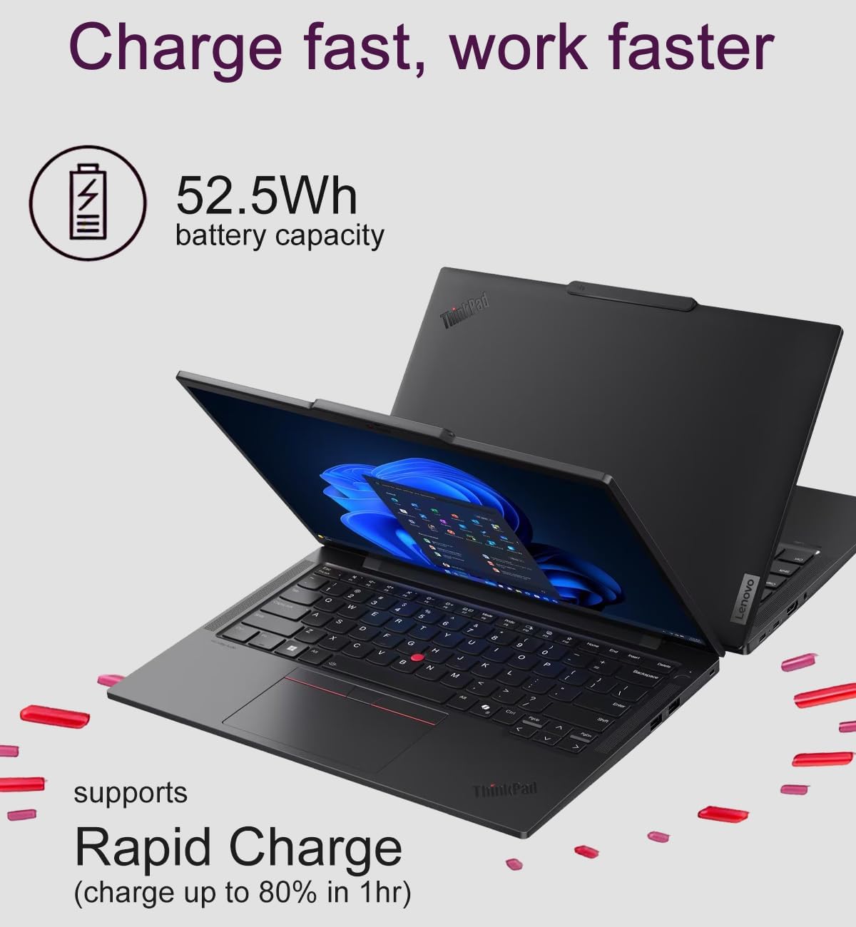 Lenovo ThinkPad T14 Gen 5 Business Laptop (14' FHD+, Intel Ultra 7 155U (>i7-13700H), 32GB DDR5 RAM, 1TB SSD), Fingerprint Reader, Backlit, 5MP Webcam, Ethernet, Wi-Fi 6E, Win 11 Pro, AI PC, Black