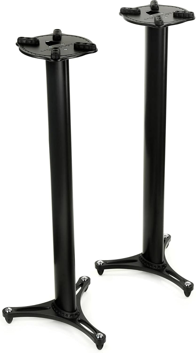 Ultimate Support MS-90-45 MS Series 45' Professional Column Studio Monitor Stands Pair - Black