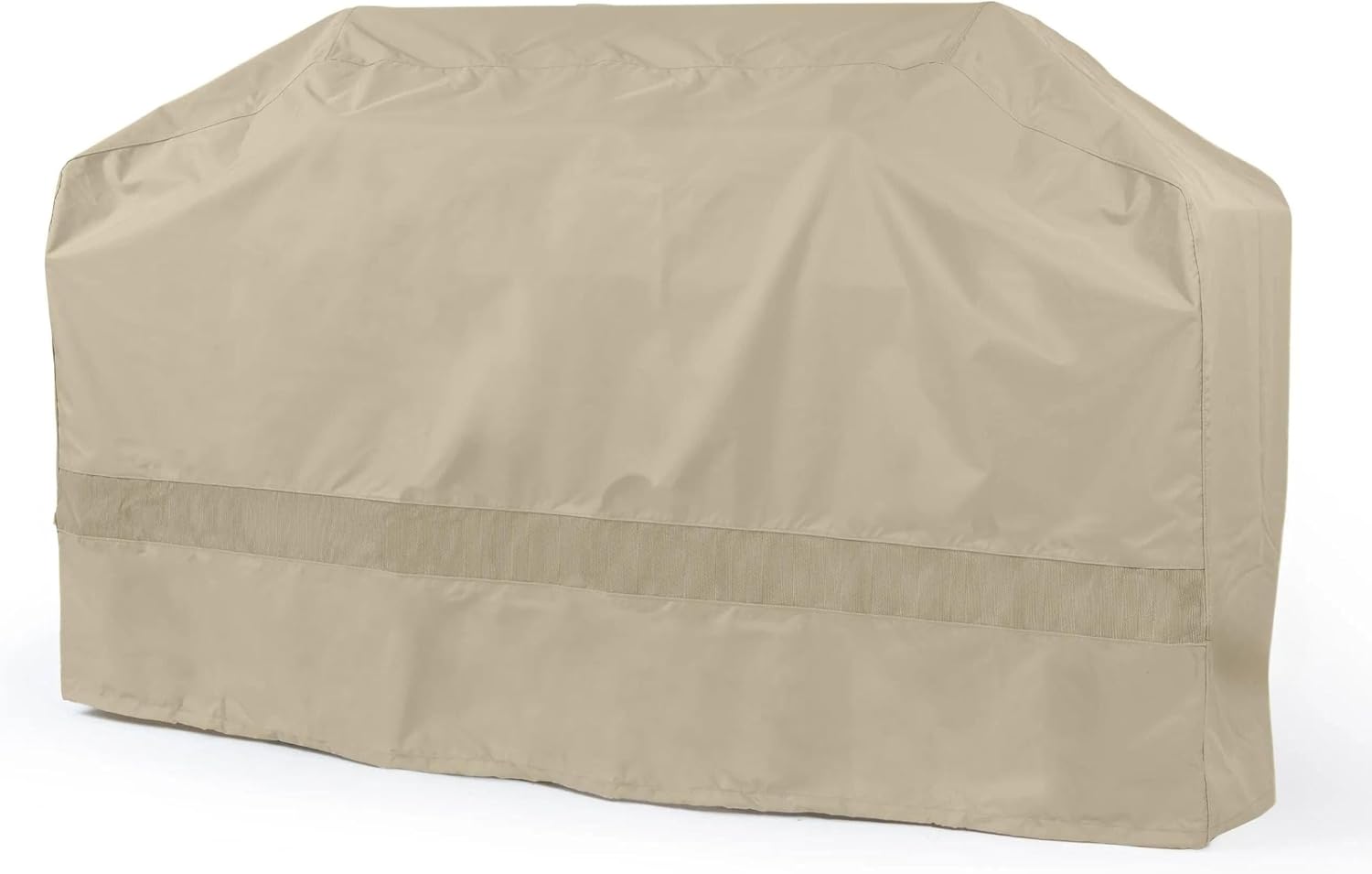 Covermates Elite Island Grill Cover - Weather-Resistant BBQ Grill Protection, Heavy-Duty Outdoor Cover with Mesh Vents for Year-Round All-Weather Durability, 74 Inch, Khaki