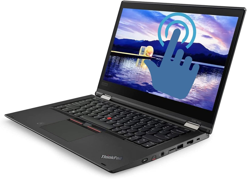 LENOVO ThinkPad X380 Yoga 13.3' FHD, Core i5-8350U 1.7GHz, 8GB RAM, 256GB Solid State Drive, Windows 11 Pro 64Bit, CAM, Touch, (Renewed)