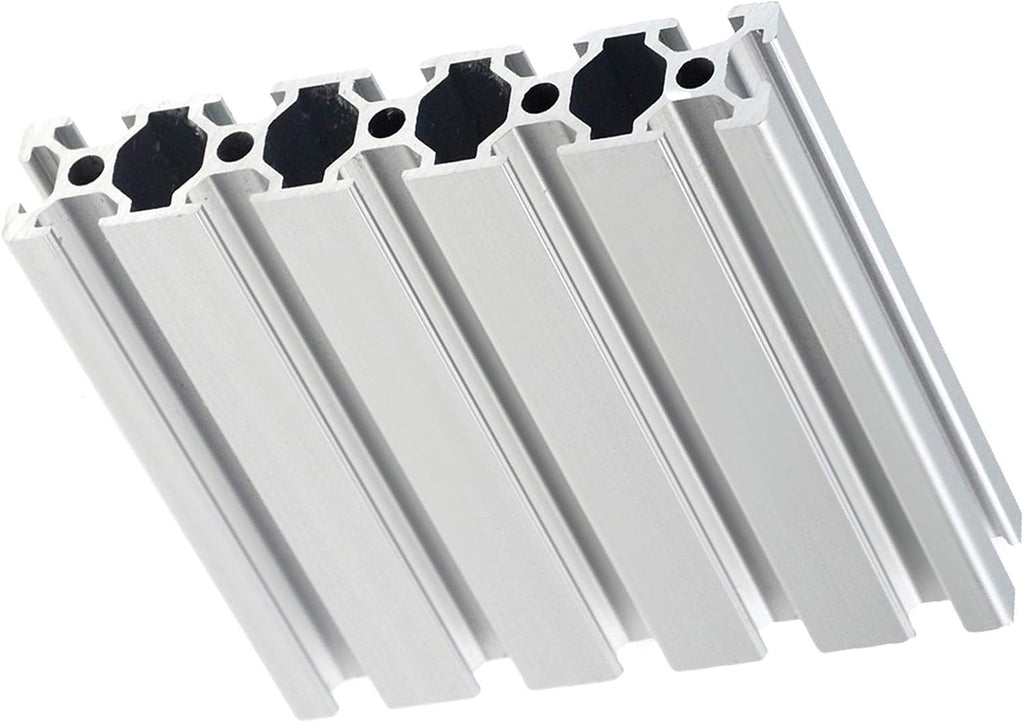 BREAKA 1PC 20100 Steel Profile Extrusion 100-800mm Long European Standard Anodized Linear Guide DIY CNC 3D Printer Table Stainless Steel (Size : 750MM)