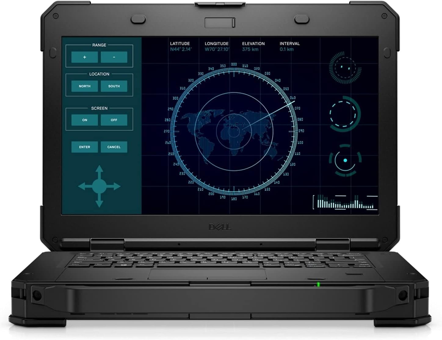 Dell Latitude Rugged 5424 Laptop | 14' 1920x1080 FHD | Core i5-8350U - 512GB SSD Hard Drive - 16GB RAM | 4 cores @ 3.6 GHz Win 11 Pro Black (Renewed)