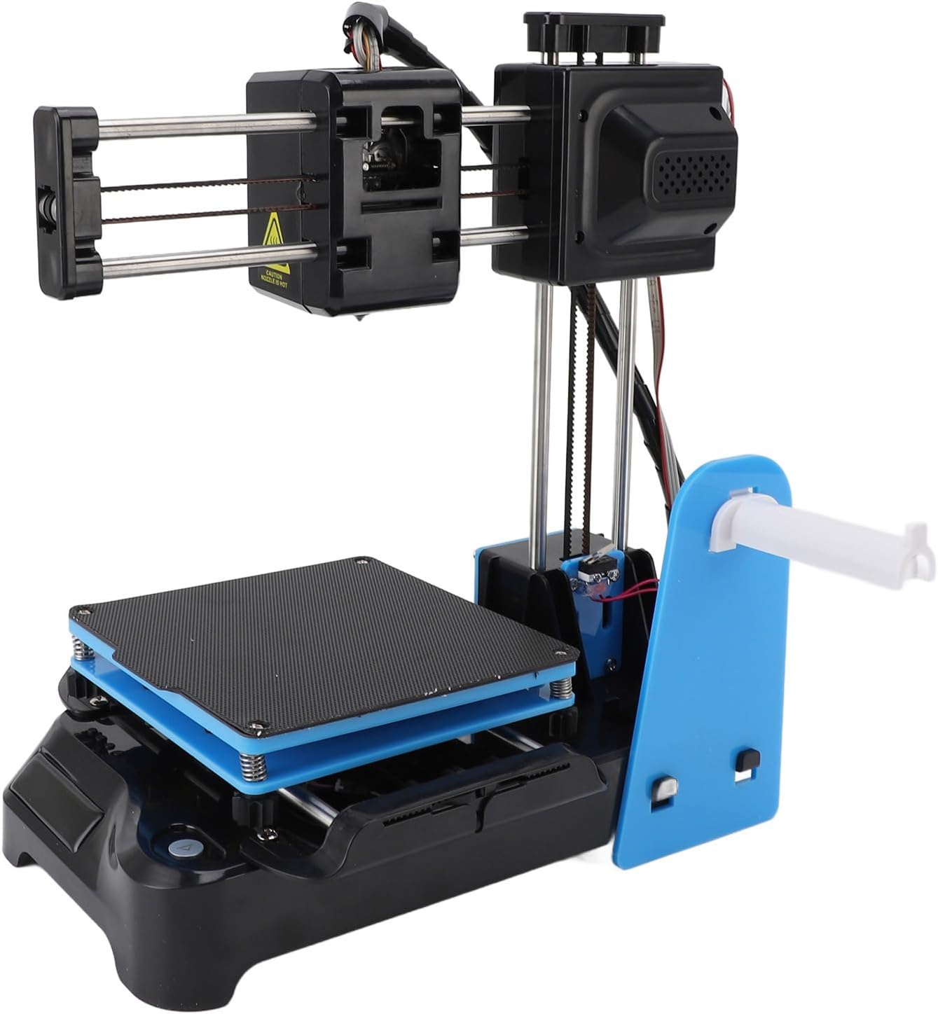 Small 3D Printer, Supports Various 1.75mm 3D Filaments 3D Printing Machine Fast Heating Portable Compact PLA TPU 1.75mm Filament Format (EU Plug)