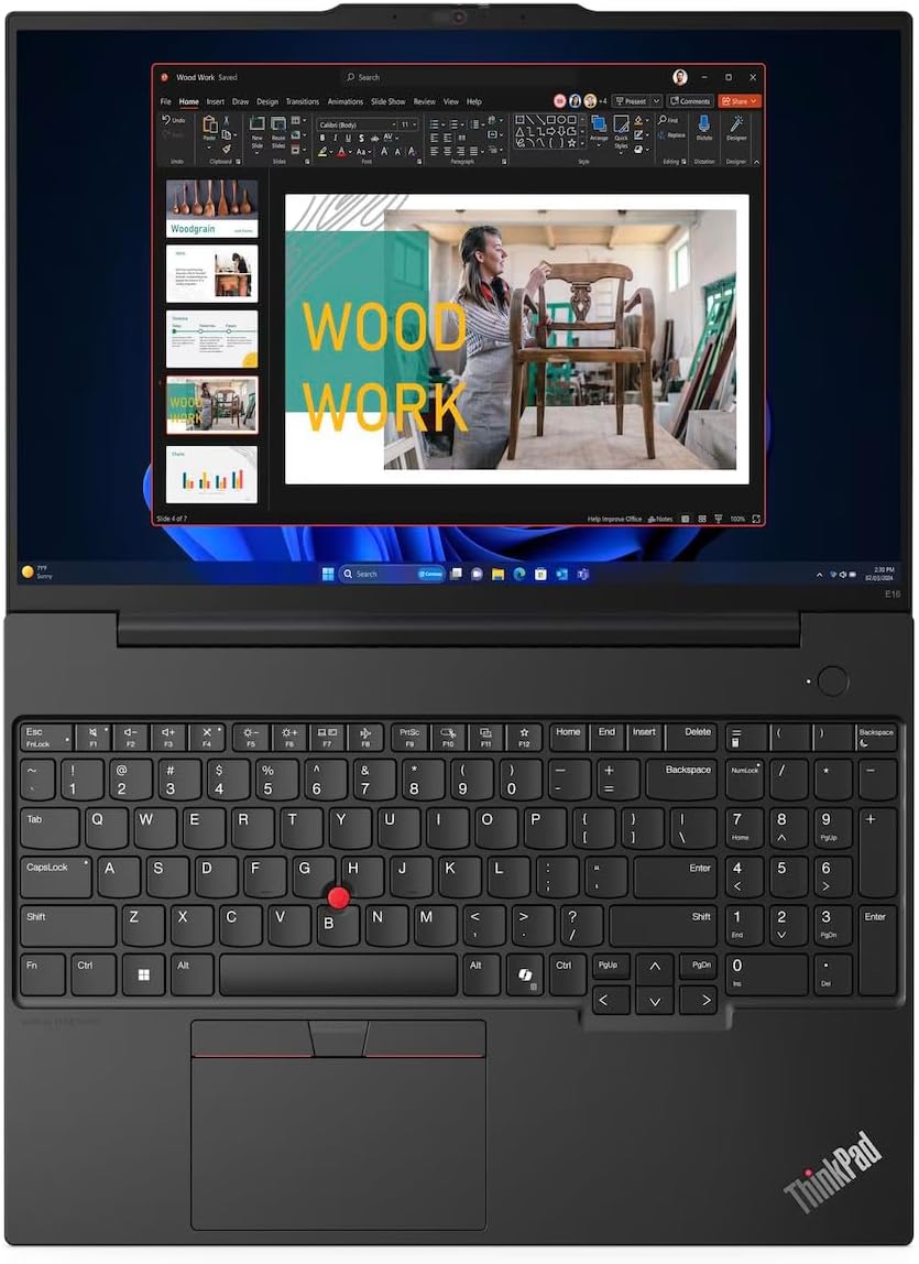 Lenovo Thinkpad E16 Business Laptop 16.0' IPS WUXGA Display (AMD Ryzen 5 7535U, 32GB DDR5, 512GB PCIe SSD, Backlit KYB, Fingerprint, WiFi 6, BT 5.3, Win 11 Pro) w/DKZ Hub USB Port Expander