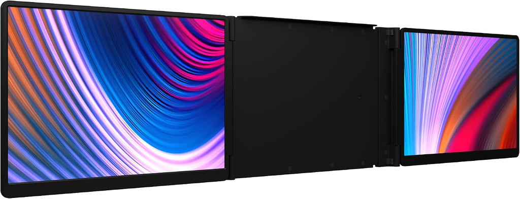 16' Pro Triple Laptop Screen Extender, Dual 16' 2k Portable Monitors, 144Hz, 100% DCI-P3, Compatible with 16' MacBook Pro M1, M2, M3, M4 & Windows Laptops, for Gaming, Creators, & Professional